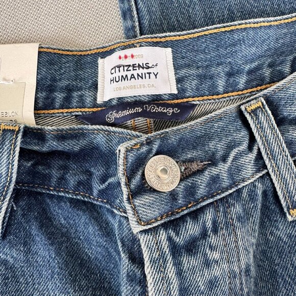 NWT Citizens of Humanity Baretta Straight-Leg Jeans Babylonia Blue 28 - Picture 10 of 13